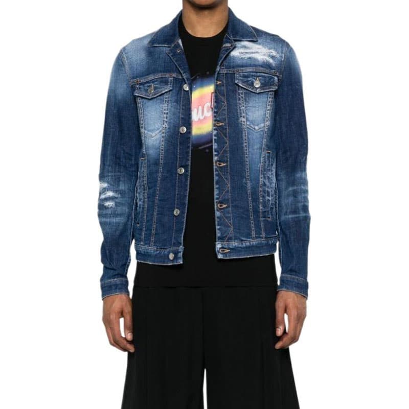 Джинсовая куртка DSQUARED 2 SS24 - изображение 3