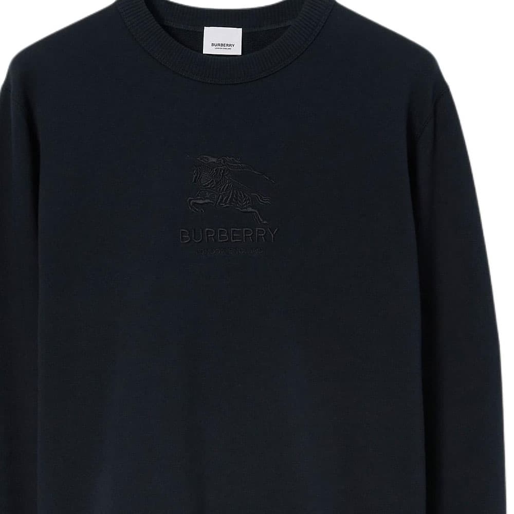 Кофта Burberry Crewneck Sweatshirt Black - изображение 5