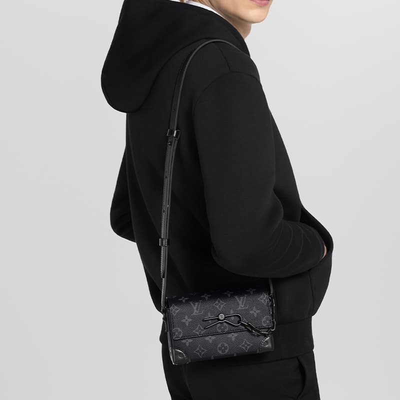 Сумка через плечо Louis Vuitton Steamer Mini Black - изображение 7