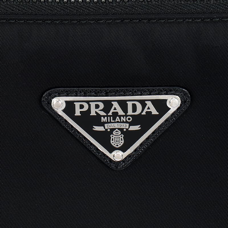 Мини-сумка Prada Hobo Nylon Messenger Bag Black - изображение 13