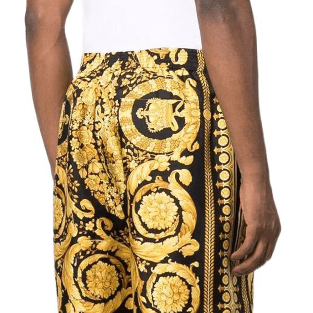 Шорты Versace SS22 Barocco Silk Shorts - изображение 6