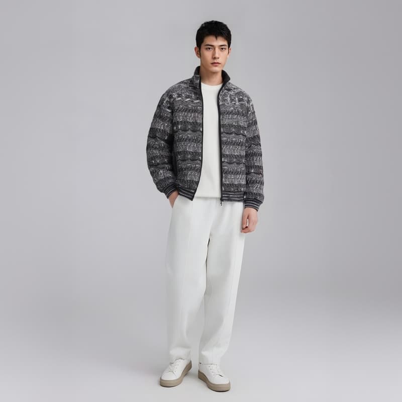 Зимняя куртка пуховик Supreme FW21 Week 13 x Missoni Reversible Knit Jacket - изображение 5