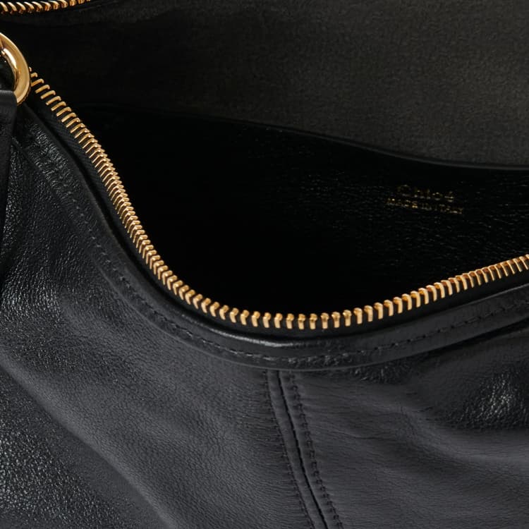 Сумка Chloe Small Crescent Shoulder Bag Black - изображение 4