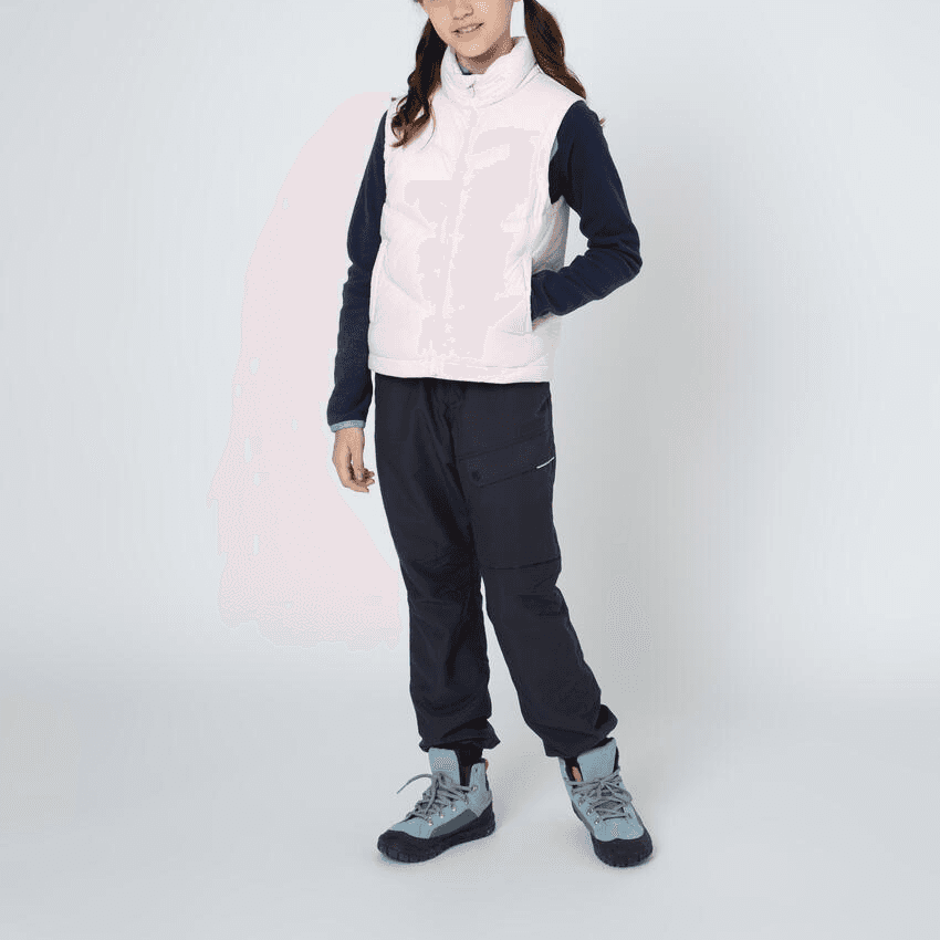 DECATHLON Пуховый жилет Нежно-розовый Детский Возраст 3-7 лет - изображение 2