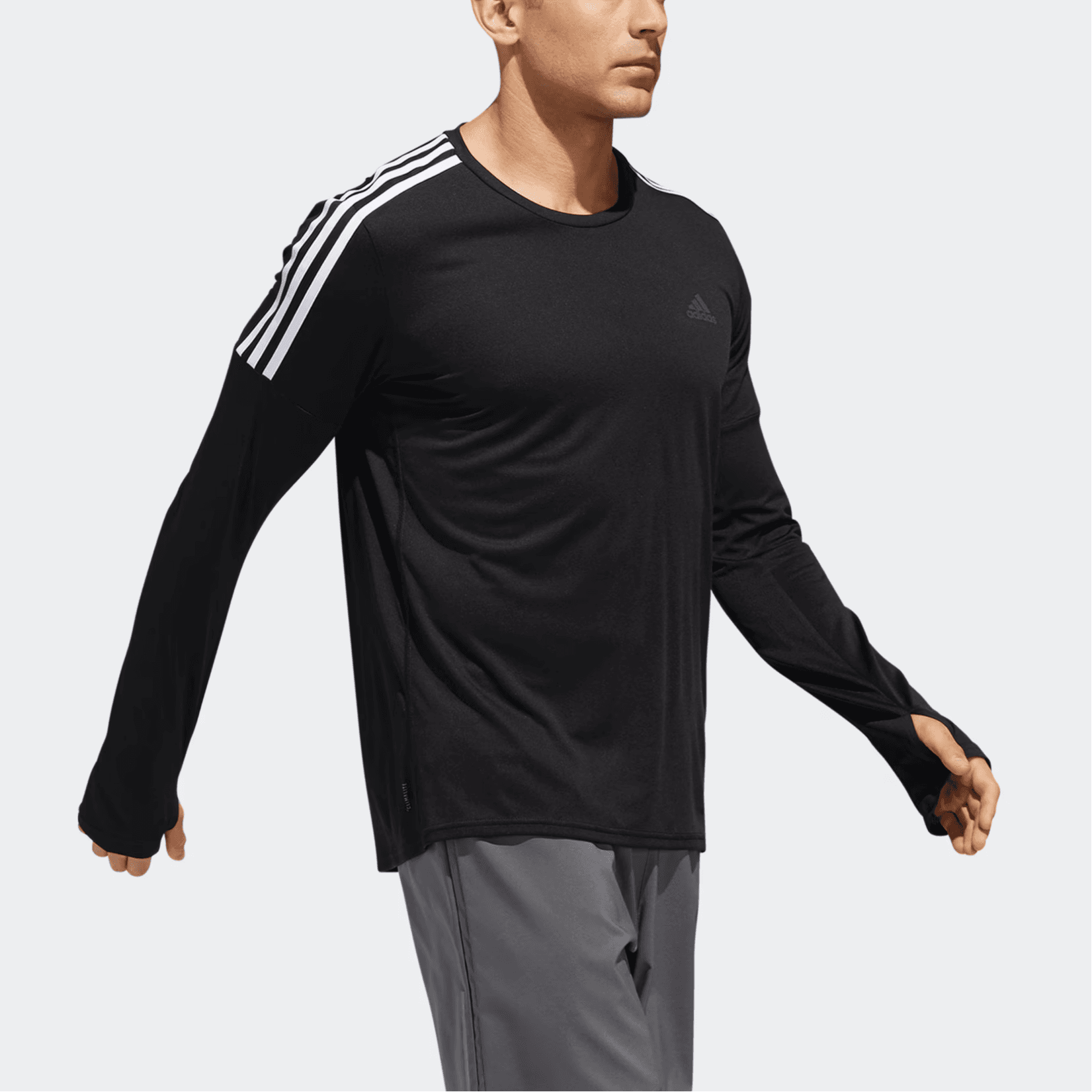 Футболка adidas RUNNING 3-STRIPES TEE T - изображение 5