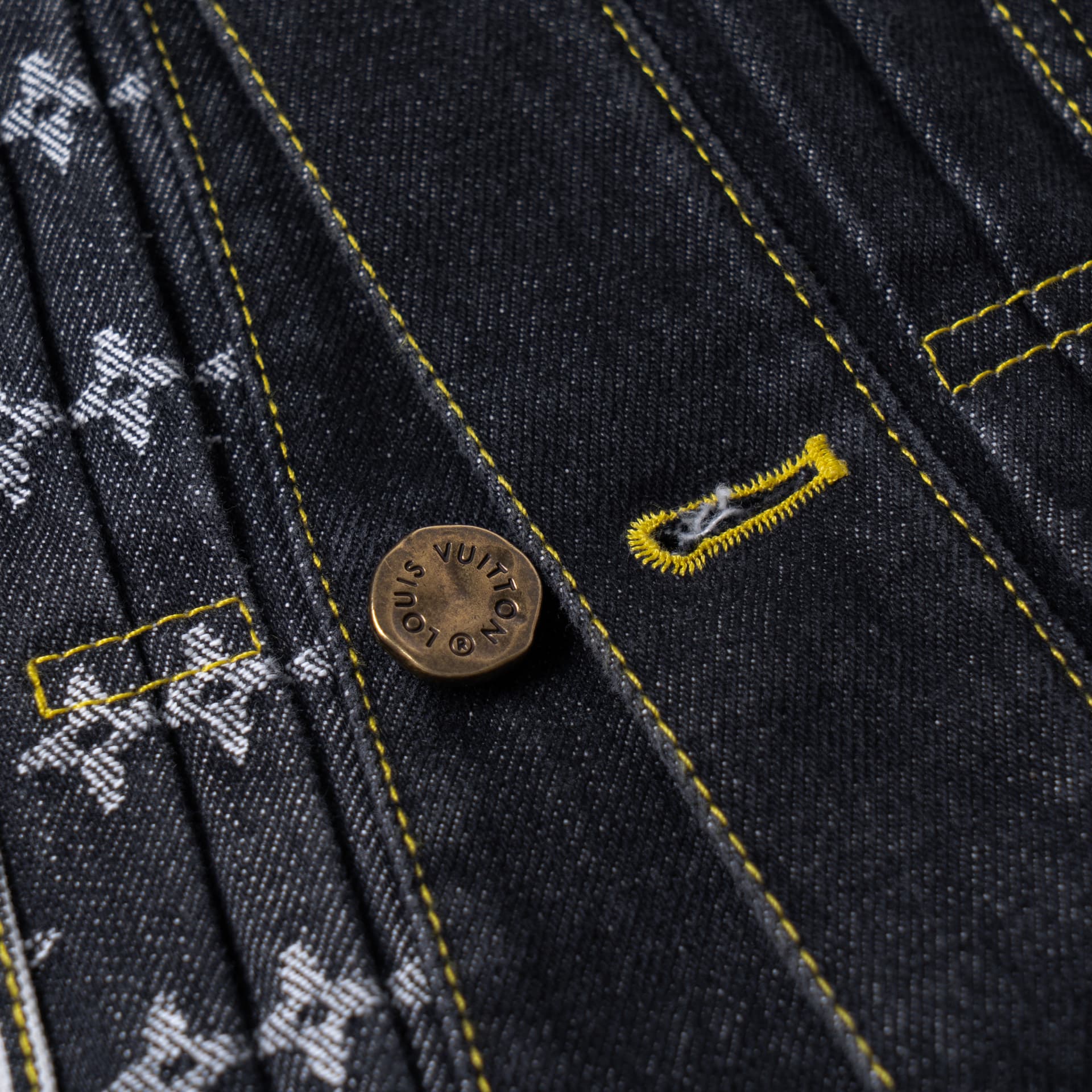 Джинсовая куртка Louis Vuitton Denim Jacket Black - изображение 14