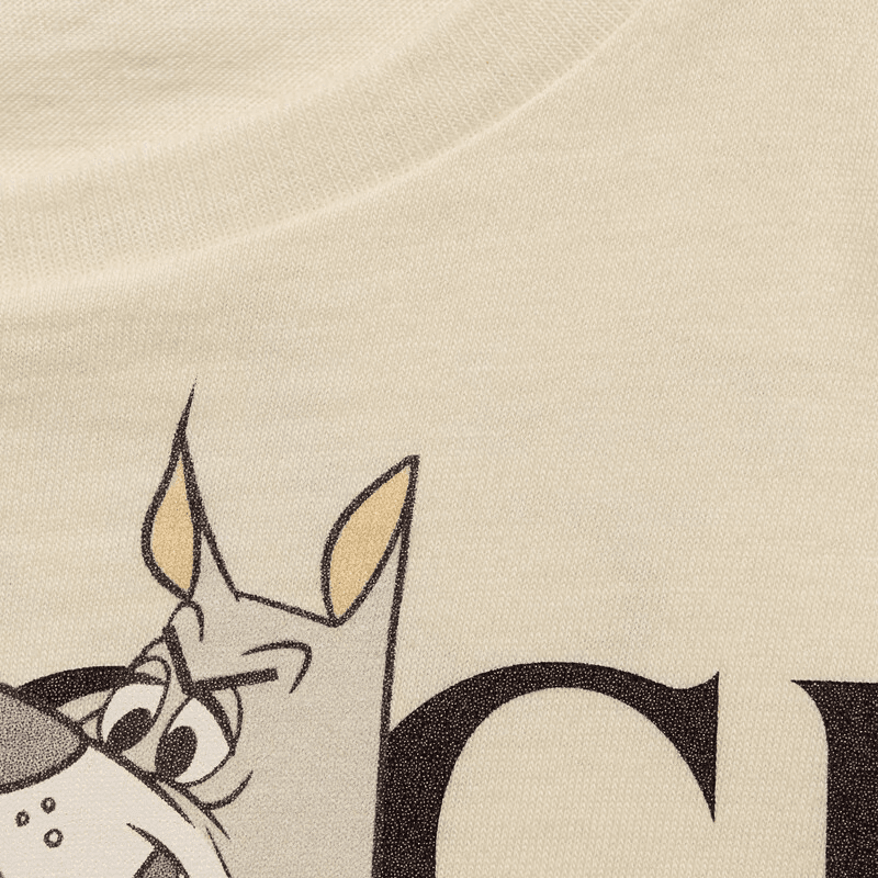 Футболка Gucci Animal Logo T-Shirt Kids Off-White - изображение 7