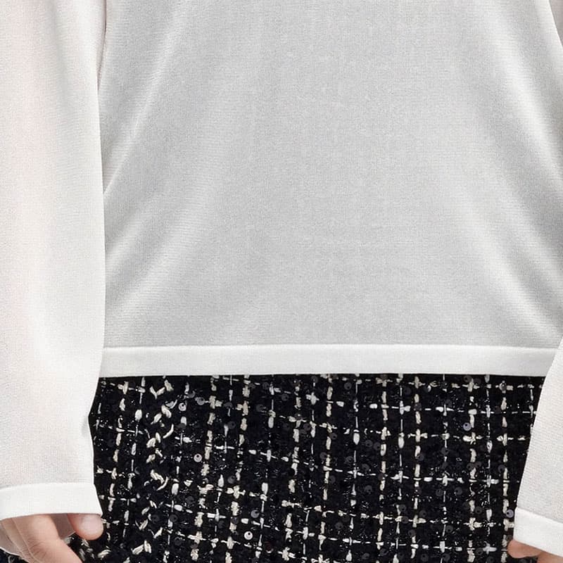 Кофта KARL LAGERFELD Karl Lagerfeld Jeans Трикотаж Женский Белый - изображение 3