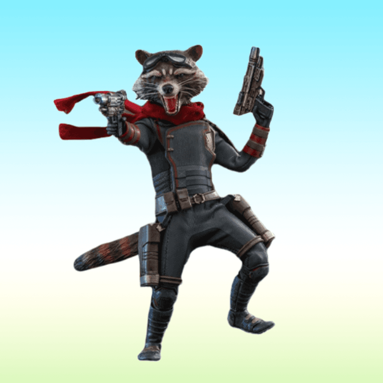 Фигурка Hot Toys Rocket Raccoon Avengers 4 - изображение 3