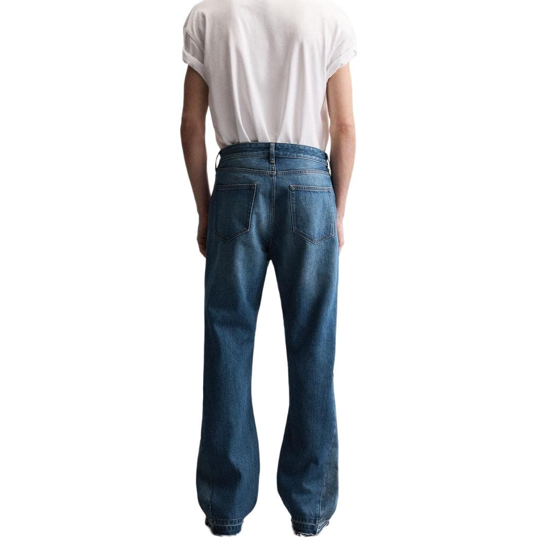 Штаны ZARA Medium Blue Men's Jeans ZARA Средне-синие мужские джинсы - изображение 4