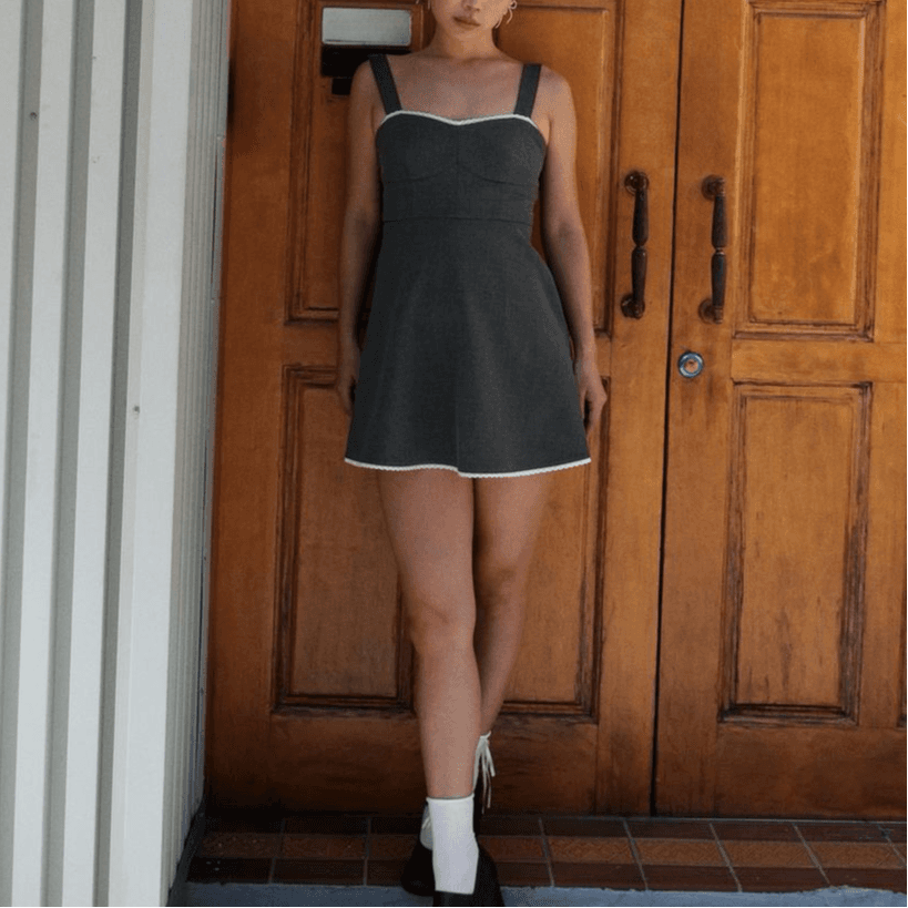 Zara Mini Dress Grey - изображение 4