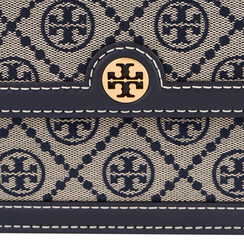 Сумка через плечо Tory Burch T Monogram Small Shoulder Bag Navy - изображение 5