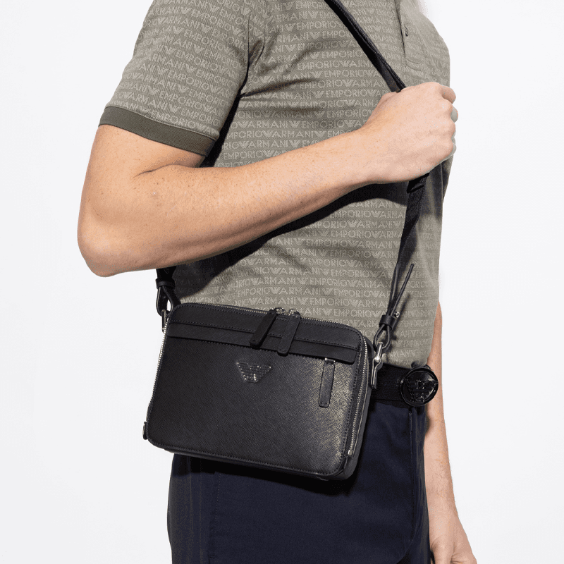 Сумка через плечо Emporio Armani Mini Shoulder Bag Black - изображение 6