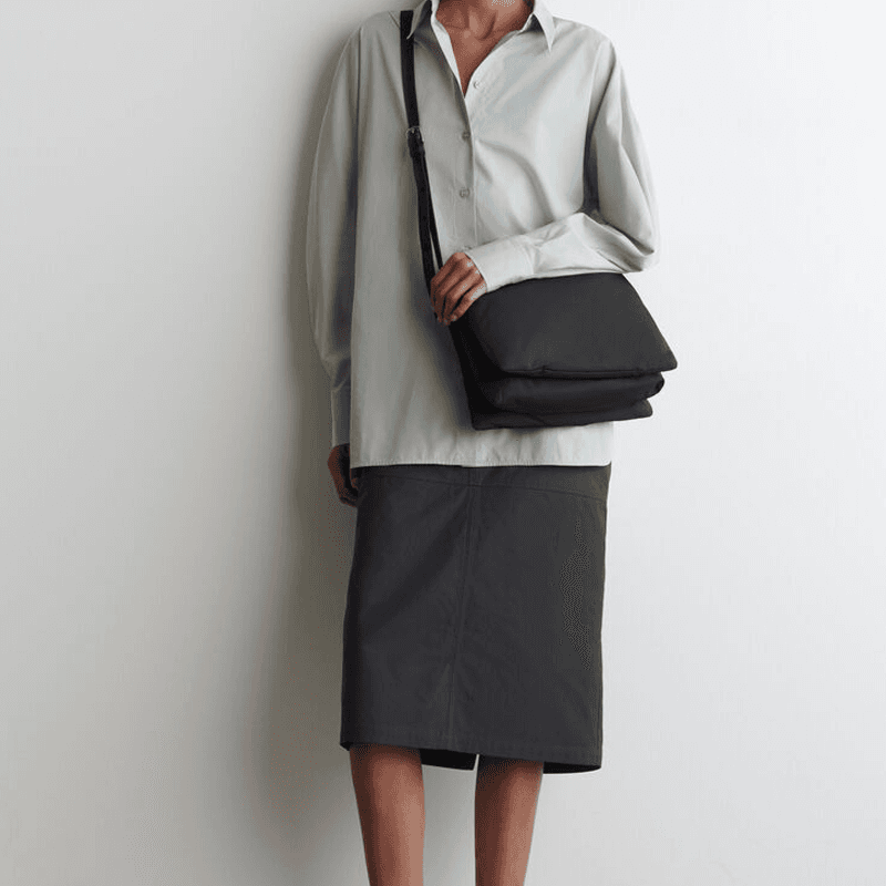 Сумка через плечо COS Shoulder Bag Black - изображение 5