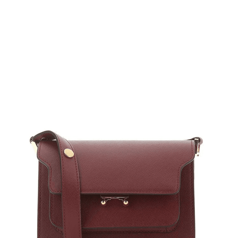 Сумка через плечо Marni Crossbody Bag Burgundy - изображение 4