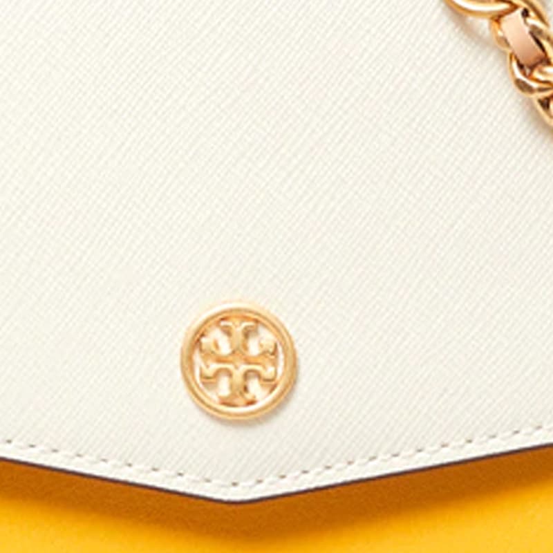 Сумка через плечо Tory Burch Robinson Mini White Pink - изображение 4