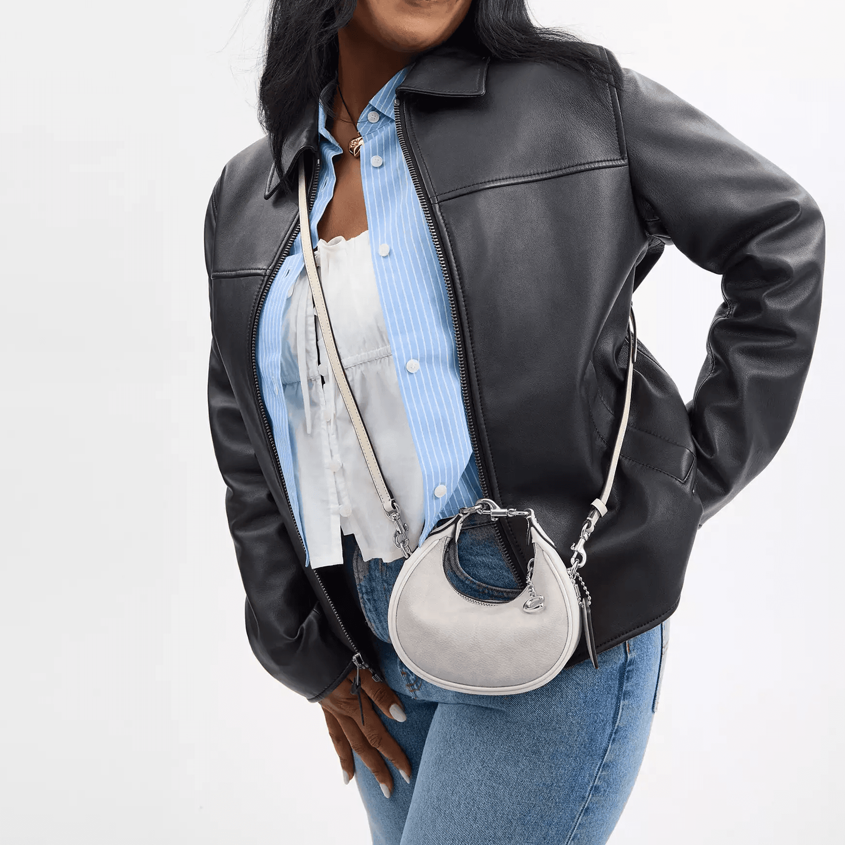 Сумка COACH Jonie 15 Chalk White - изображение 7