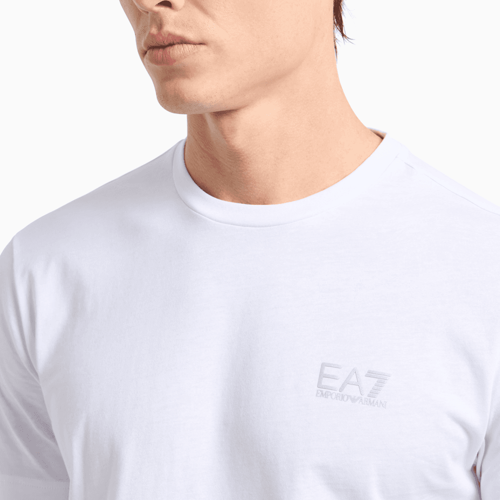 Футболка Emporio Armani EA7 White T-Shirt - изображение 3