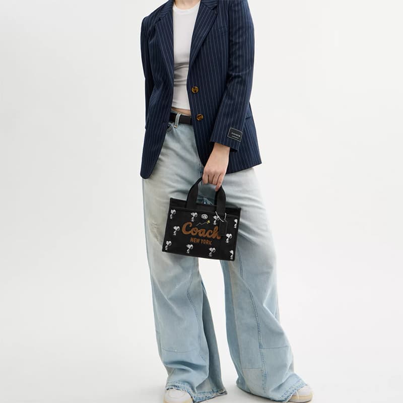 Сумка COACH x PEANUTS Cargo 26 Black - изображение 8