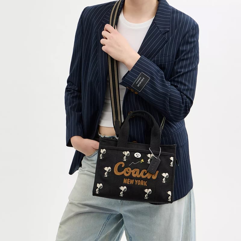 Сумка COACH x PEANUTS Cargo 26 Black - изображение 6