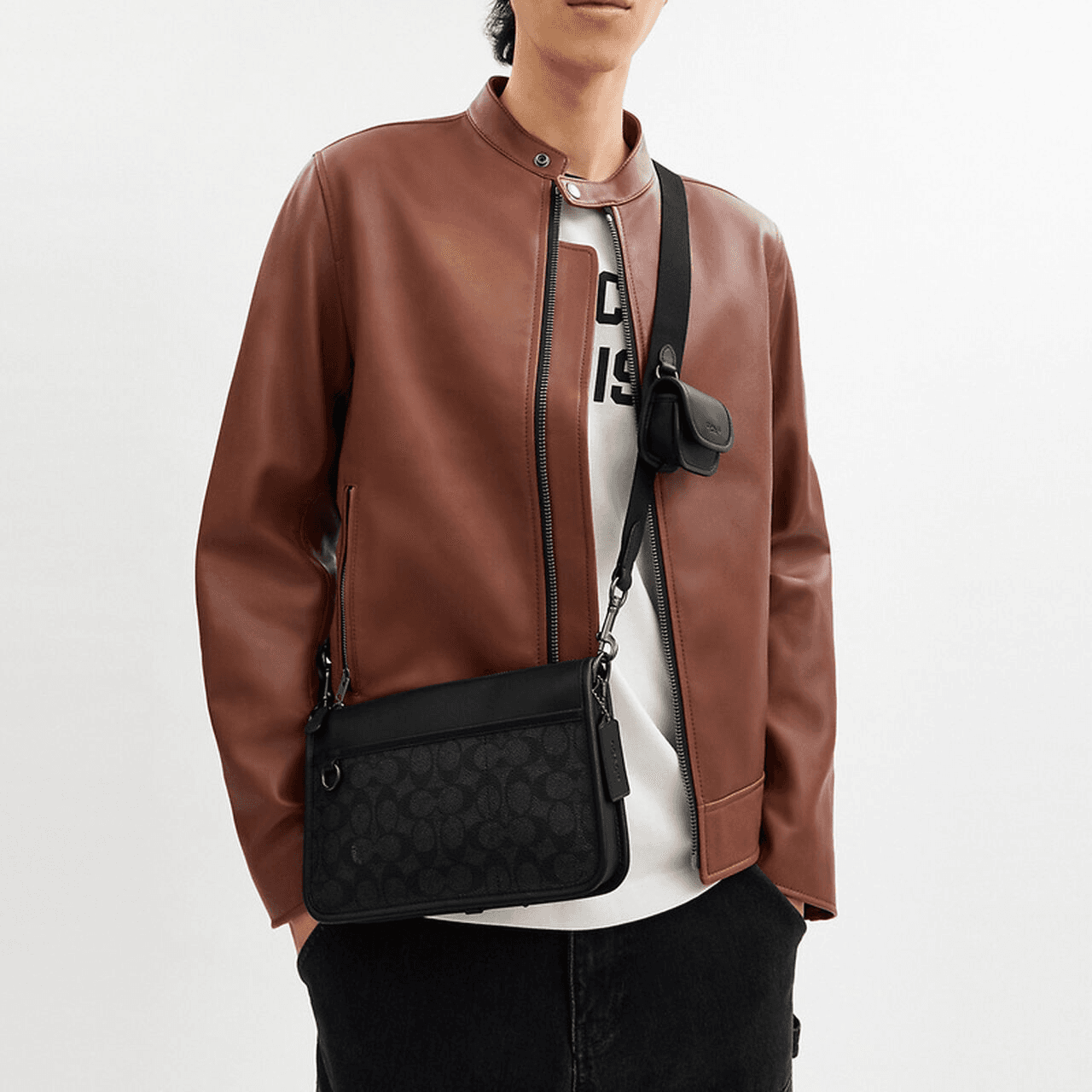 Сумка через плечо COACH Heritage 24 - изображение 5