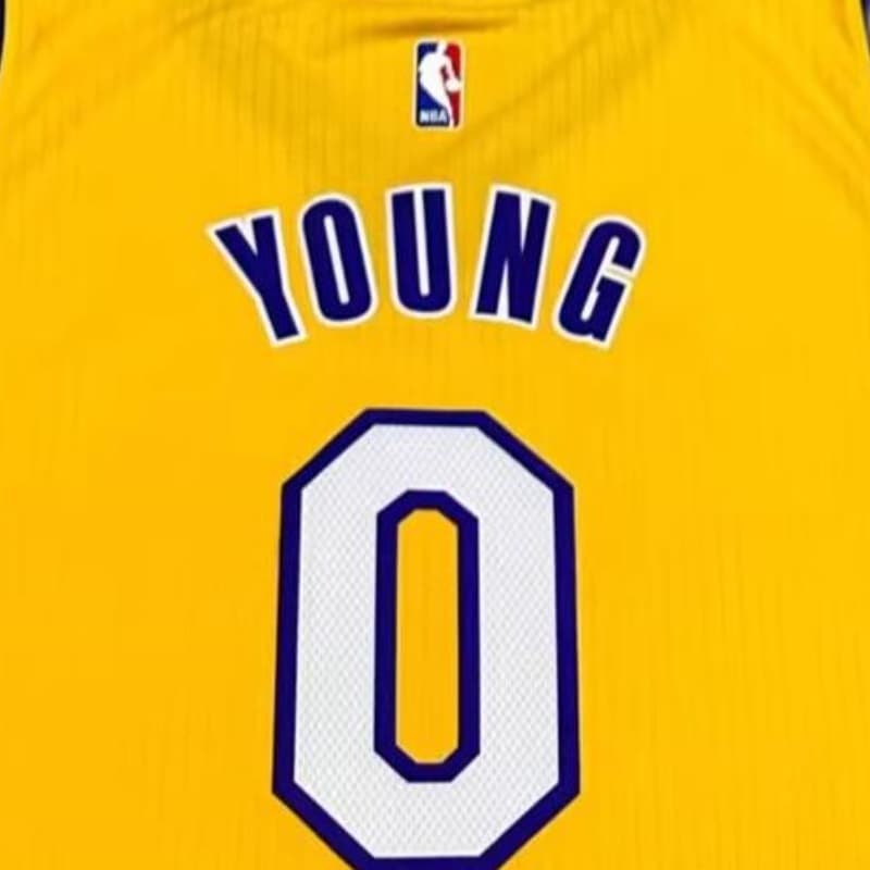 Баскетбольная майка adidas x NBA Lakers Young 0 Jersey - изображение 4