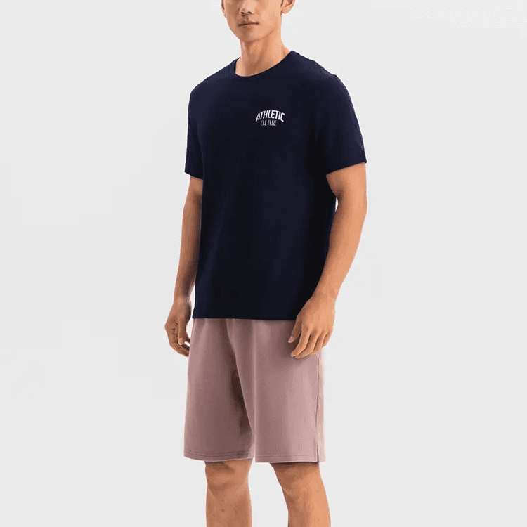 Футболка DECATHLON T-рубашка мужская синяя черная - изображение 6