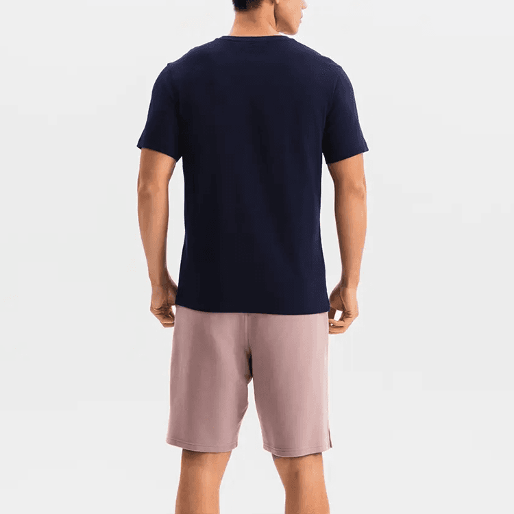 Футболка DECATHLON T-рубашка мужская синяя черная - изображение 5