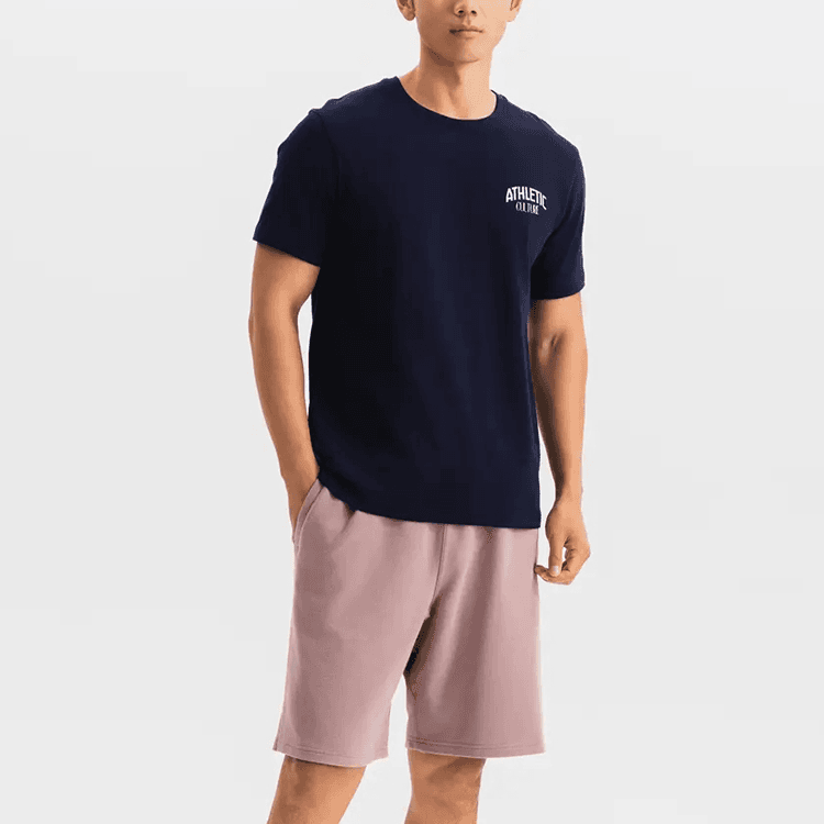 Футболка DECATHLON T-рубашка мужская синяя черная - изображение 4