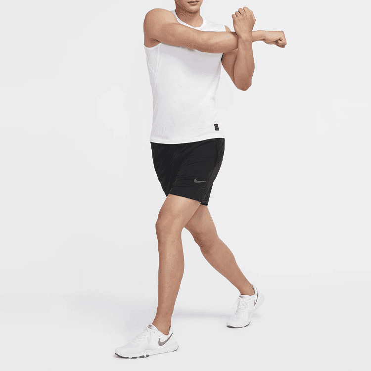 Тренировочные штаны Nike Pro Rep Black Shorts - изображение 5