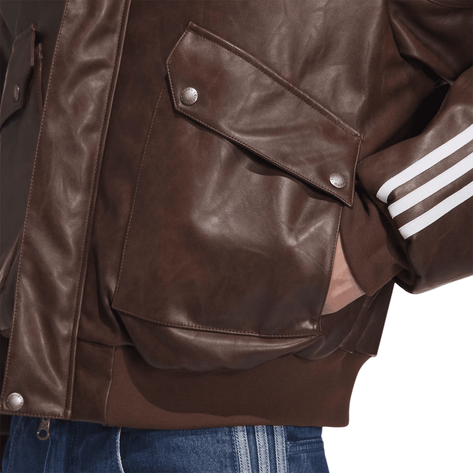 Куртка Adidas Originals ПУ (полиуретан) PAD JKT Куртка Мужская - изображение 4