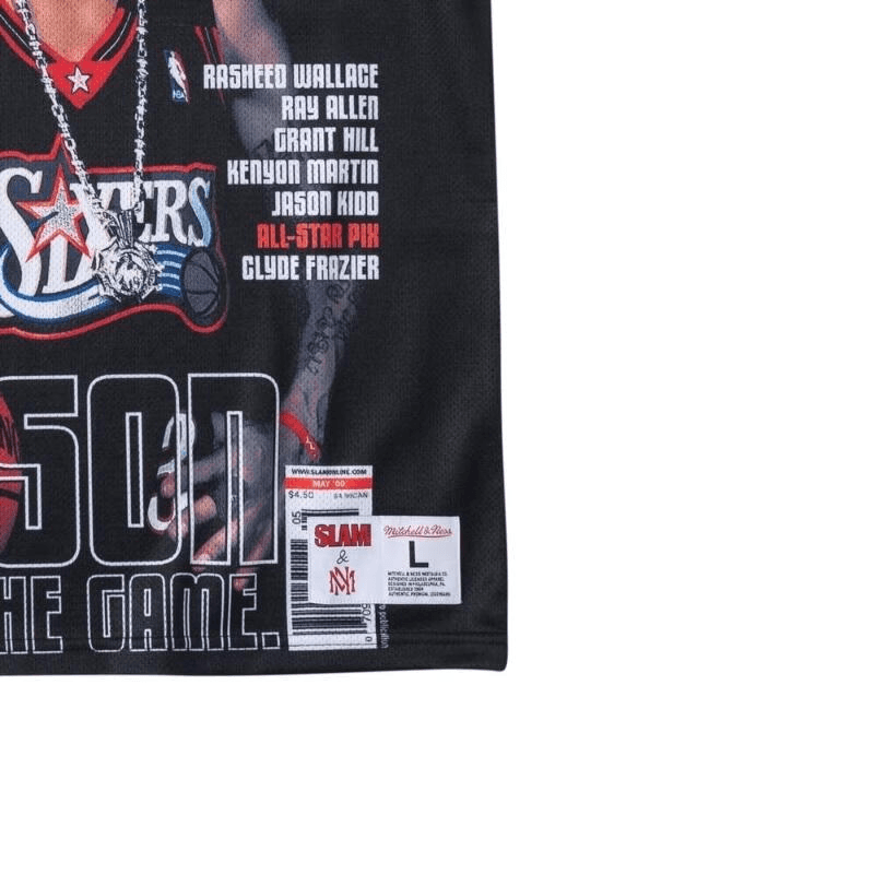 Баскетбольная майка Mitchell Ness SW 76 3 - изображение 6