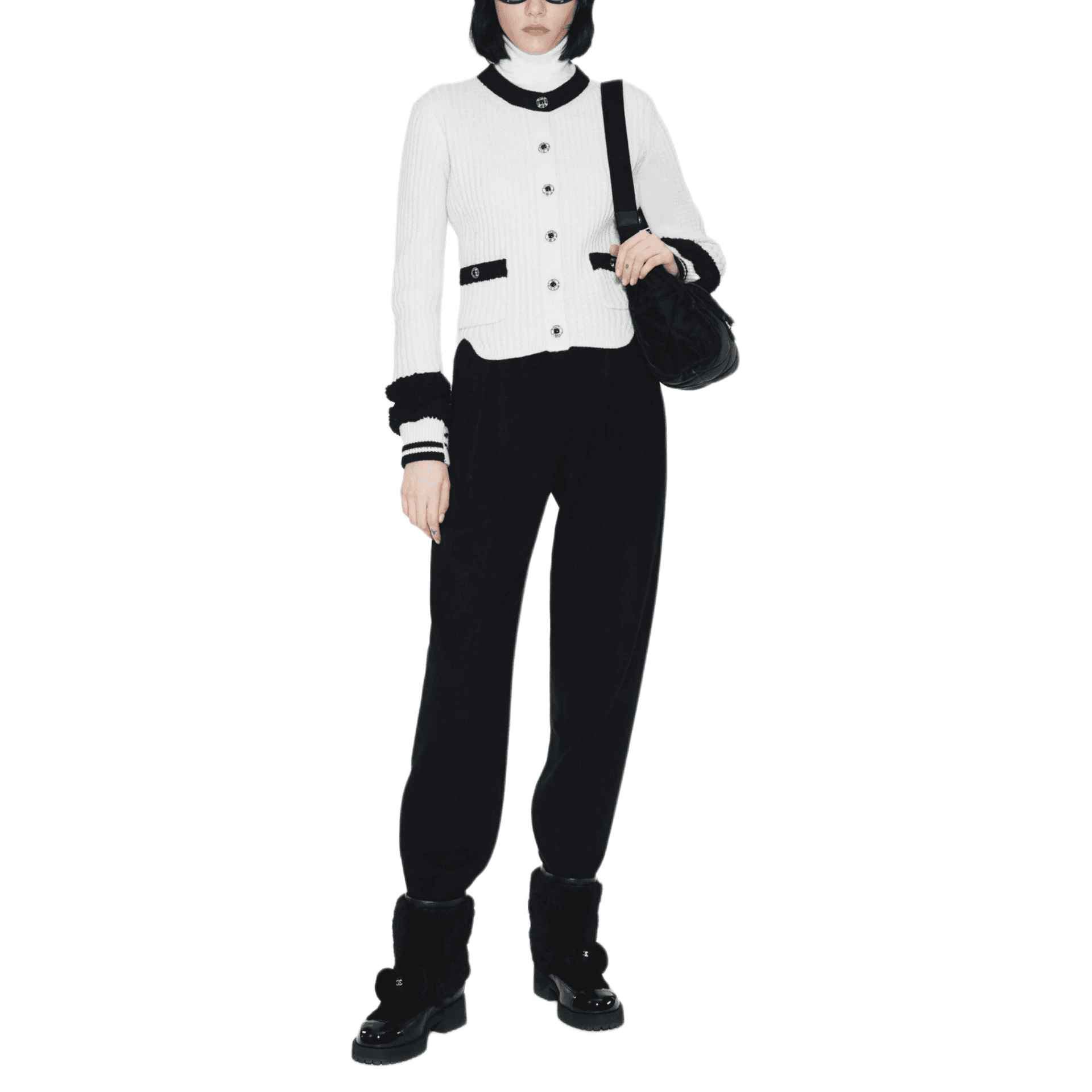 Сумка через плечо CHANEL NEIGE 25N C Logo - изображение 3