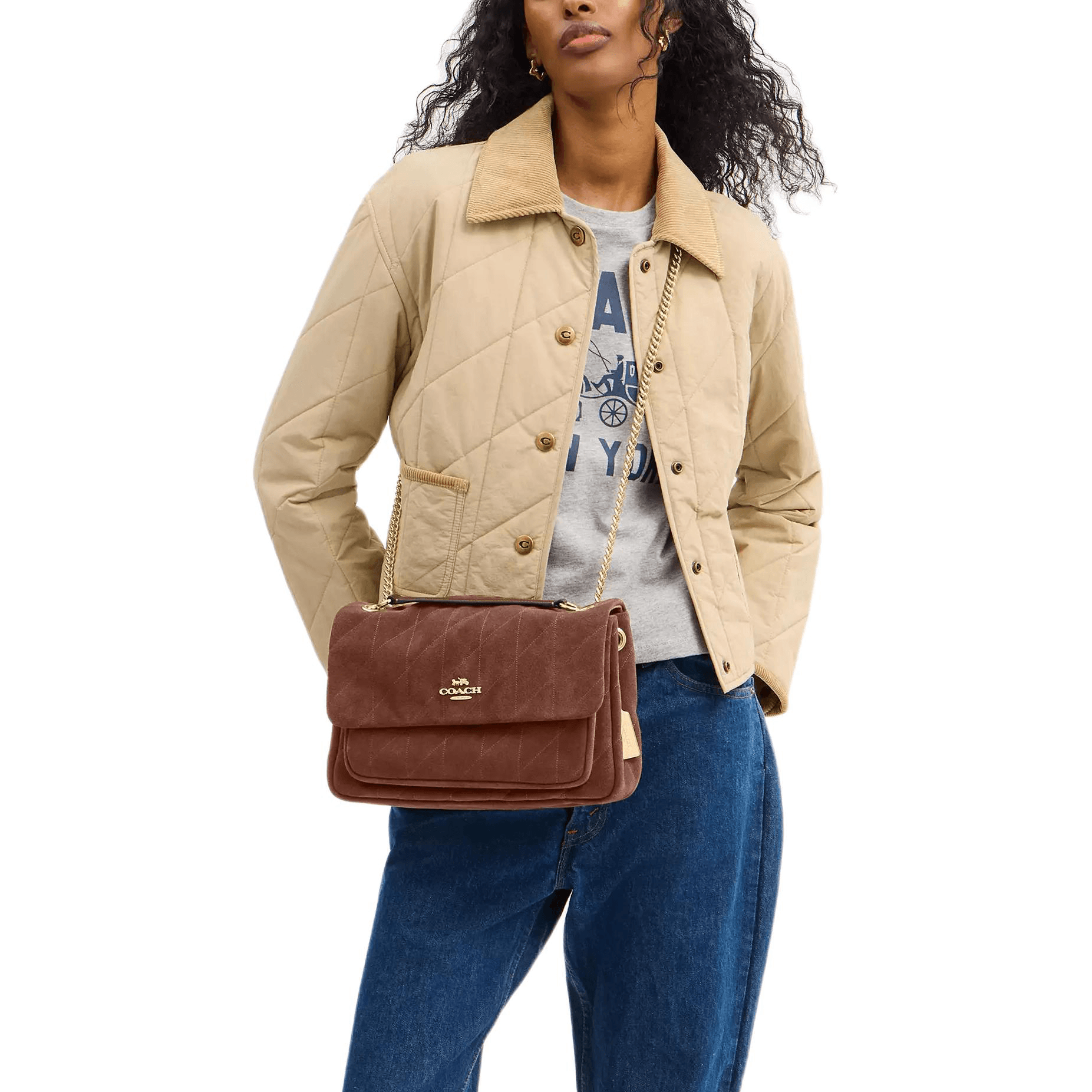 Сумка через плечо COACH Crossbody Elodie 29 - изображение 8