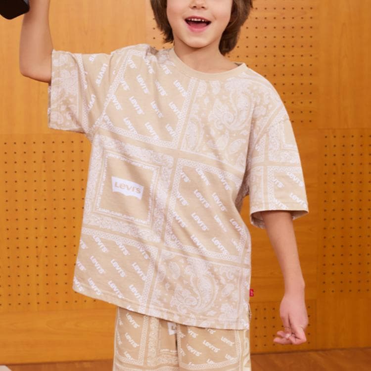Футболка Levi's Kids T-Shirt Khaki - изображение 3