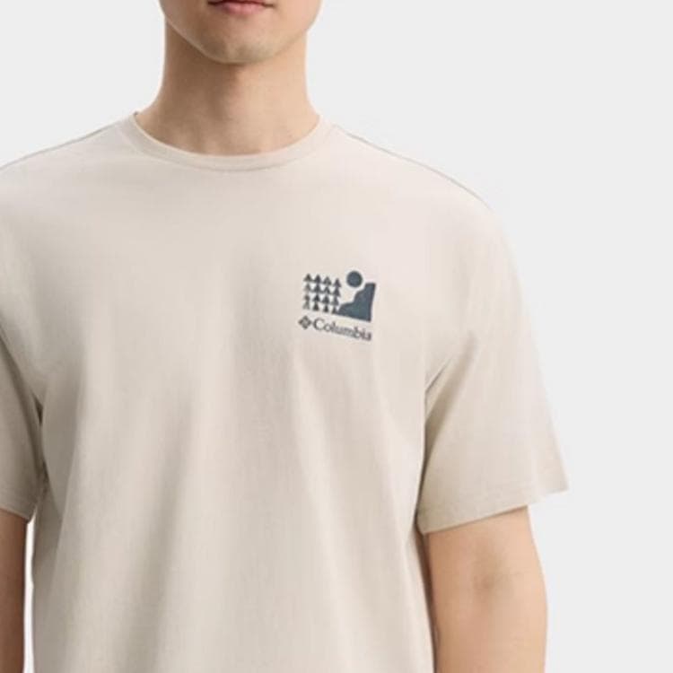 Футболка Columbia Explorers Canyon T-Shirt Мужская Абрикосовая - изображение 5