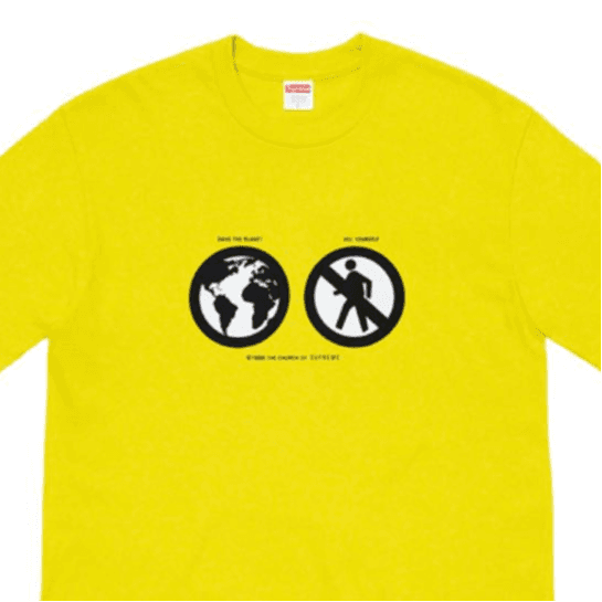 Футболка Supreme FW19 Week 1 Save The Planet Tee Sulfer T - изображение 3