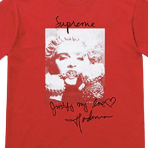 Футболка Supreme FW18 Madonna Tee Red - изображение 4