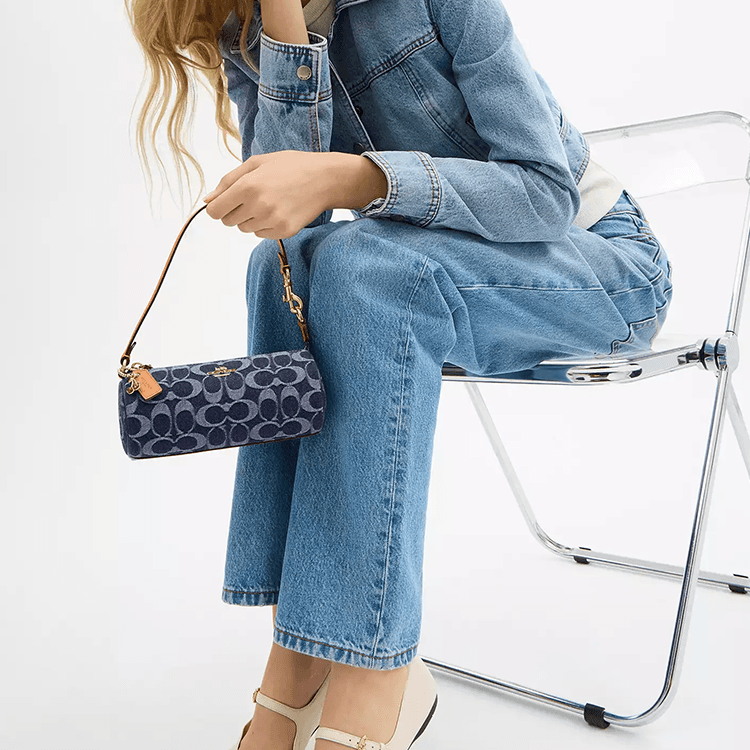 Сумка COACH Nolita 20 Denim Natural - изображение 6