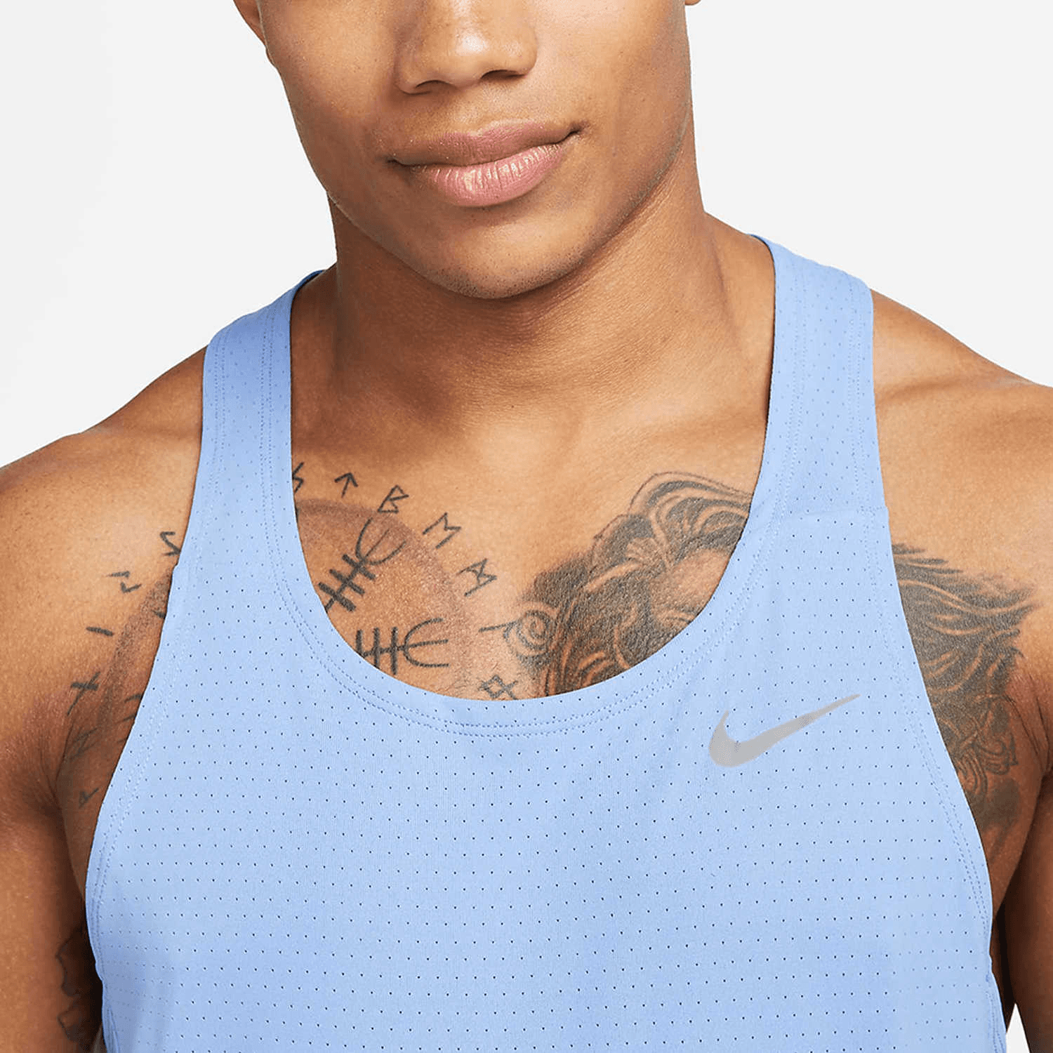 Nike Dry Fit Sleeveless Tee Blue - изображение 4