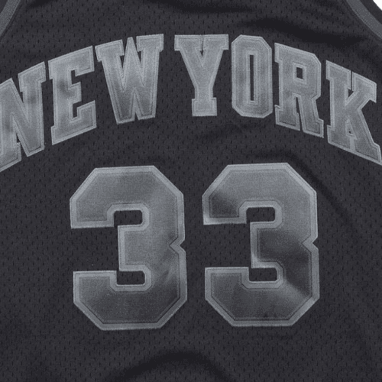 Баскетбольная майка Mitchell & Ness NBA 1991-92 Knicks Ewing 33 Black - изображение 5