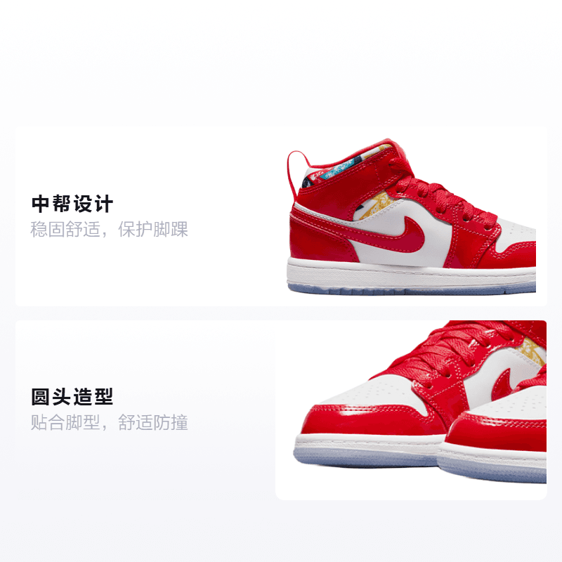 Кроссовки для баскетбола BP Air Jordan 1 Mid SE - изображение 2