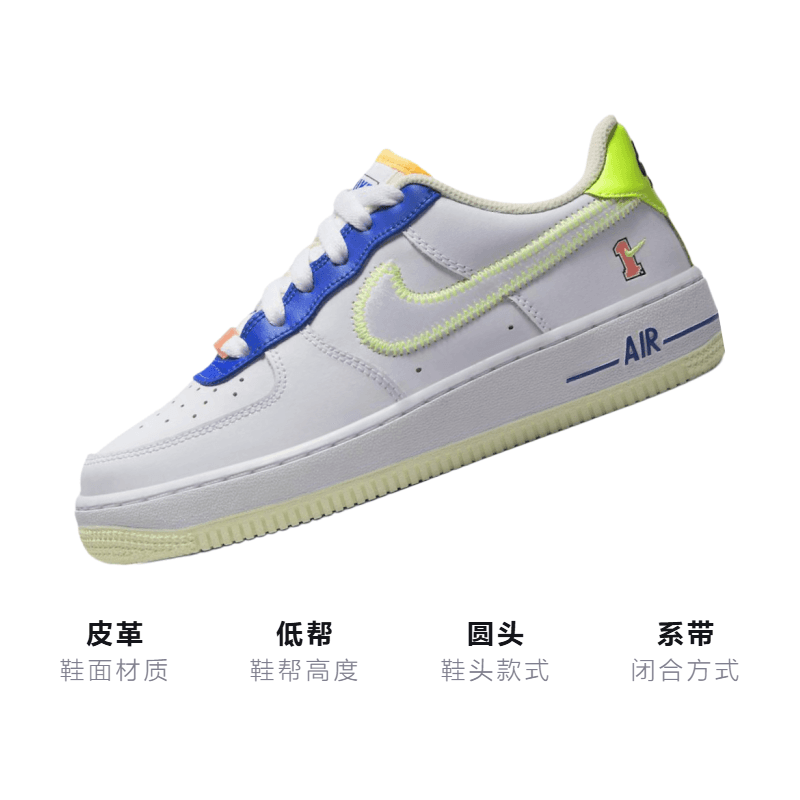 Кроссовки Nike Air Force 1 Low Player One GS - изображение 3