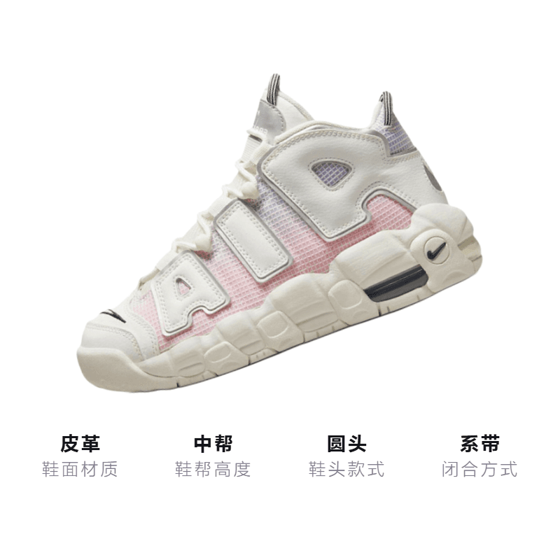 Кроссовки для баскетбола Nike Air More Uptempo GS - изображение 3