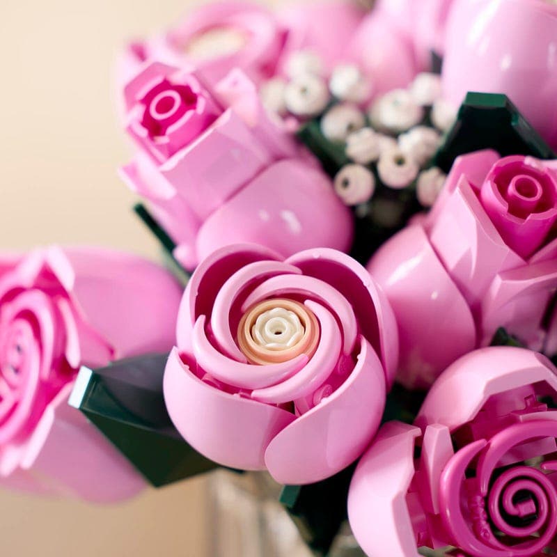 Конструктор LEGO Flowers Plants Букет Розовых Роз Пластиковые конструкторы 789 шт. 10374 - изображение 6