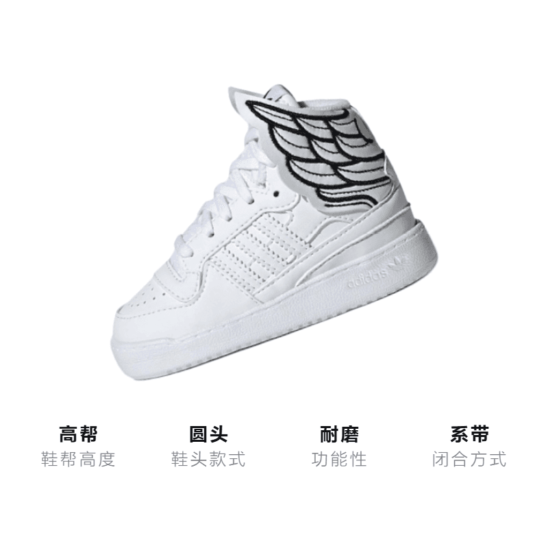 Кроссовки Jeremy Scott x adidas originals FORUM High Wings 4.0 - изображение 3