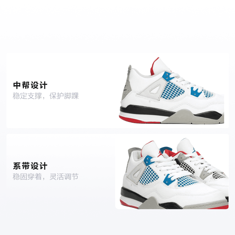 Кроссовки для баскетбола Jordan Air Jordan 4 SE What the 4 - изображение 2