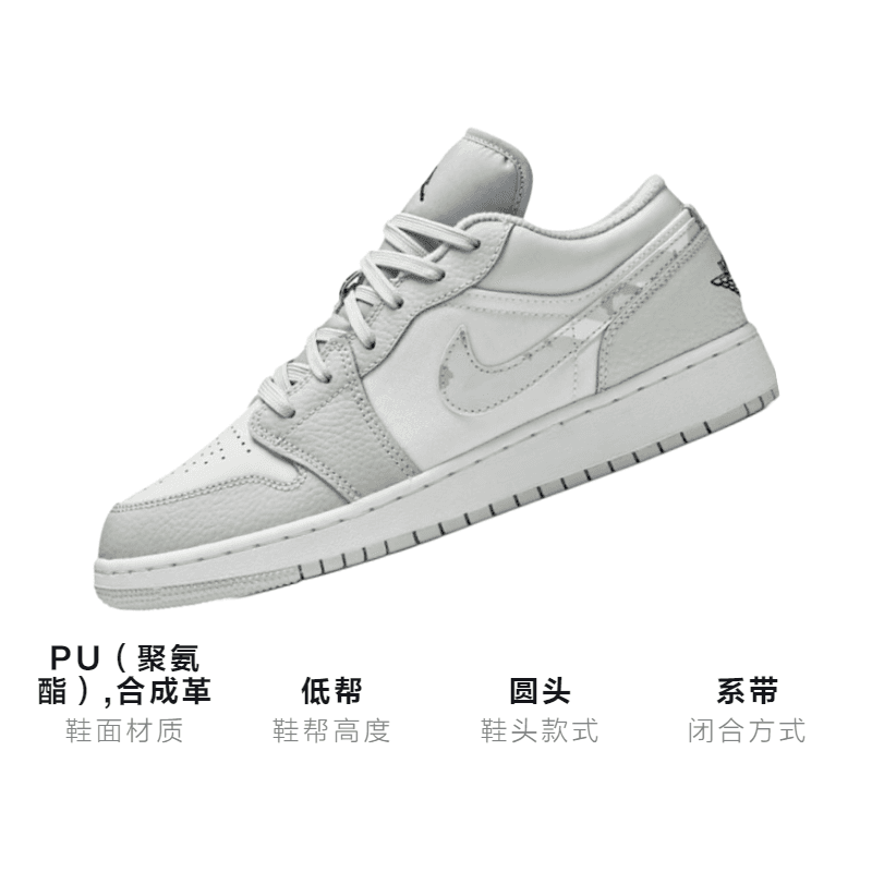 Кроссовки для баскетбола Jordan Air Jordan 1 Low SE Dior GS - изображение 3