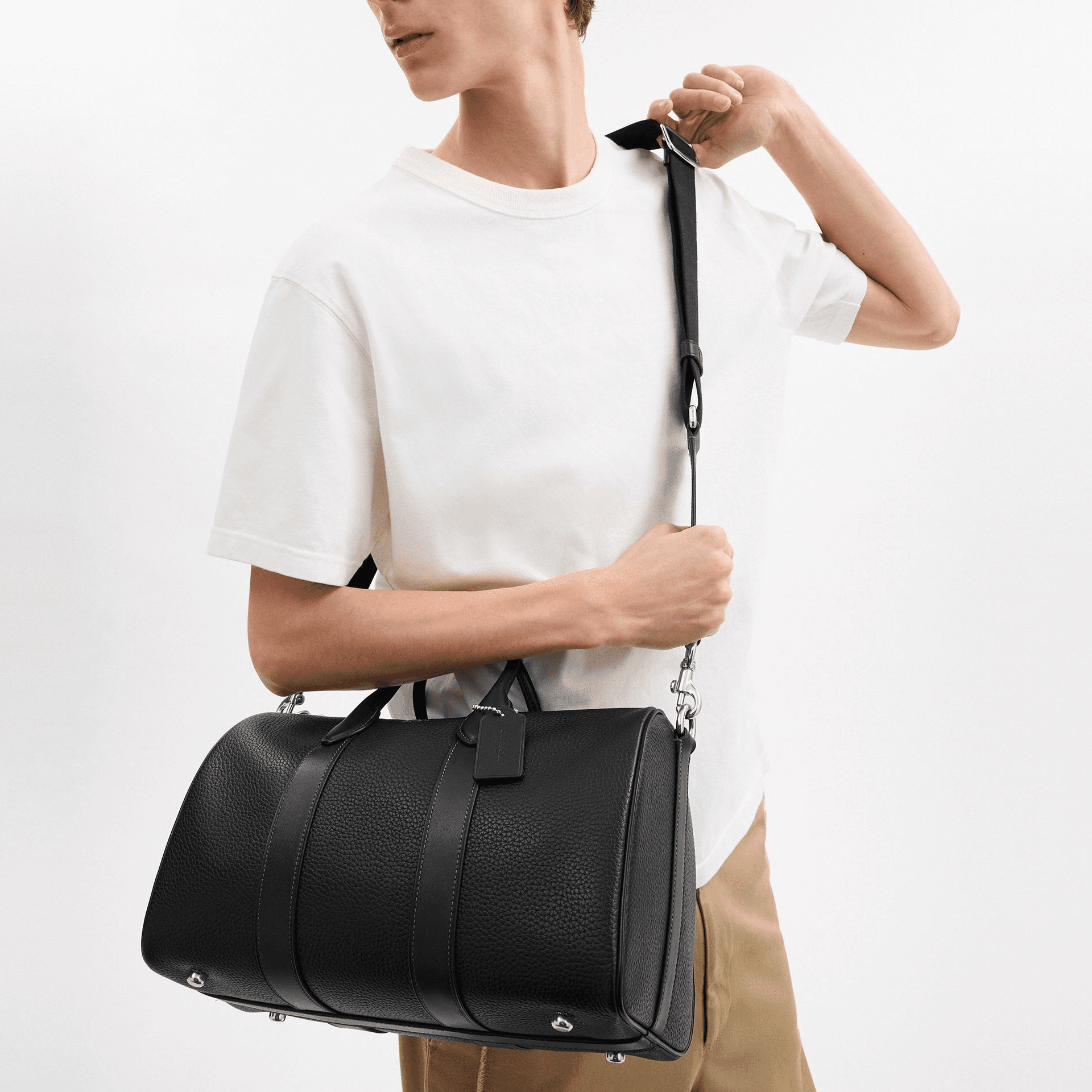 Сумка COACH Compass 35 Silver - изображение 5