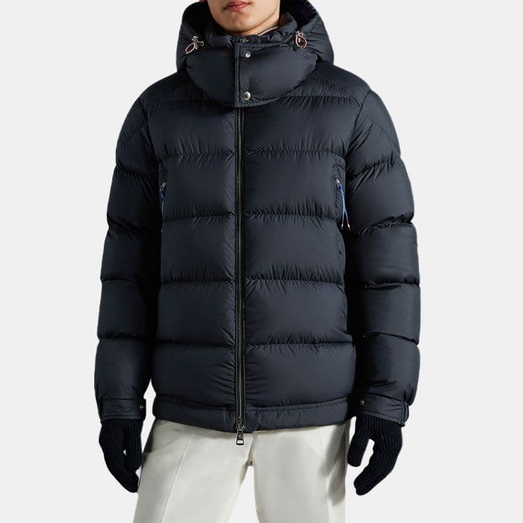Зимняя куртка Moncler FW22 Hoodie Down Jacket Blue - изображение 5